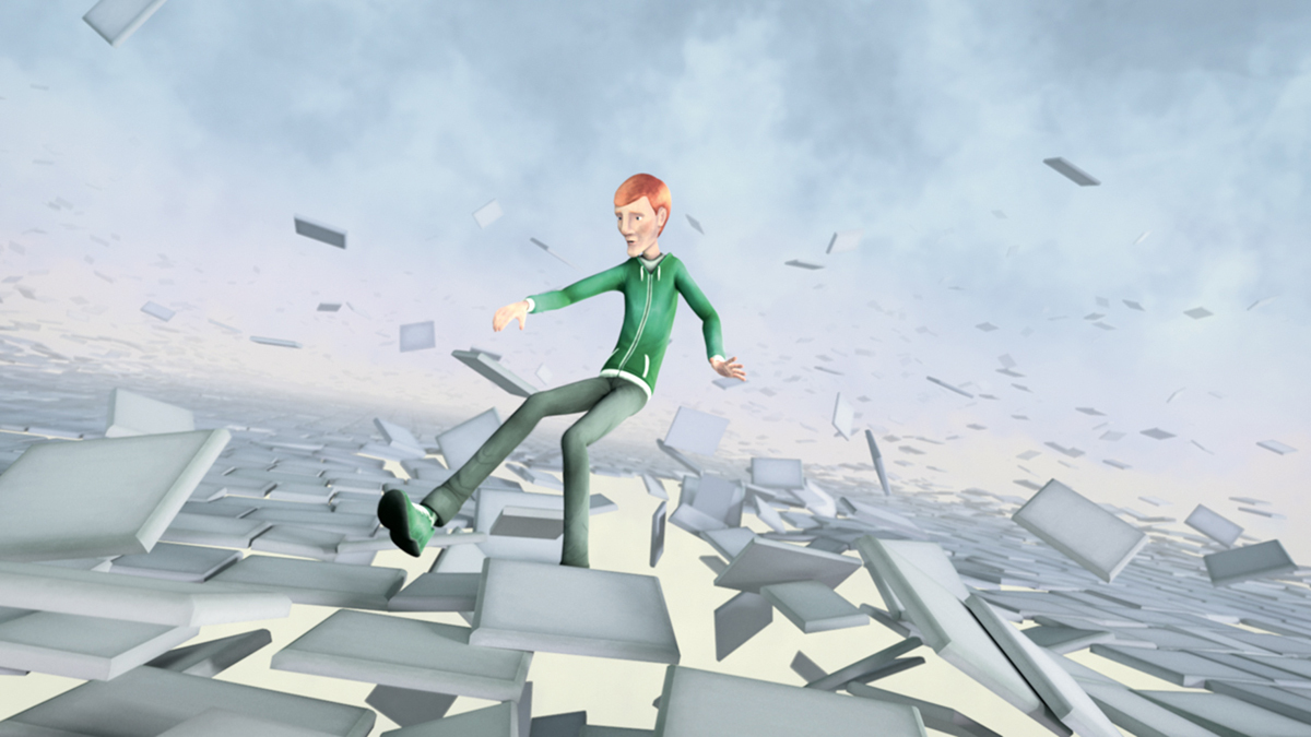 3D Rendering eines Characters.